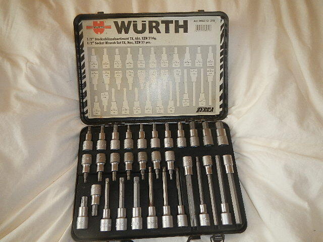 WURTH 1/2用 トルクス、ヘックス、XZN 長期保管品