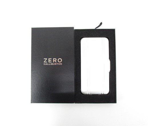 [即日発送]ZERO HALLIBURTON ゼロハリバートン SHOCKPROOF FLIP CASE for iPhone 11 Pro シルバー 手帳型 iPhoneカバー ケース 331の画像1