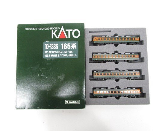 [即日発送]★美品★KATO カトー Nゲージ 10-1335 165系 飯田線 急行「伊那」4両セット 鉄道模型 動作未確認 331_画像1