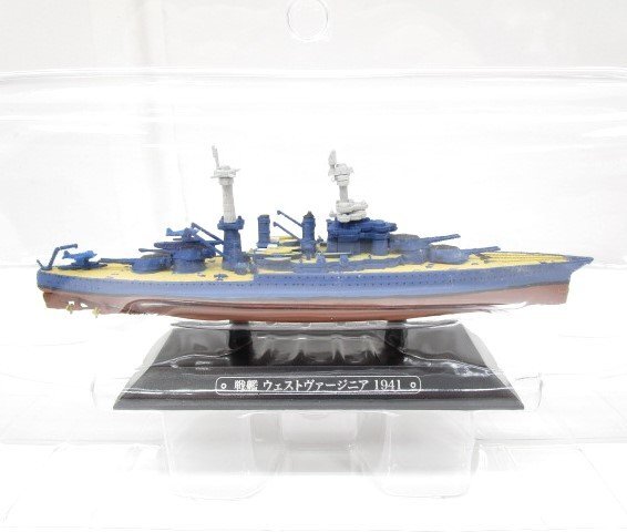 [即日発送]世界の軍艦コレクション 73/74/75/76 ウェストヴァージニア 千歳 羽黒 リシュリュー 1:1100スケール 軍艦模型 331_画像2