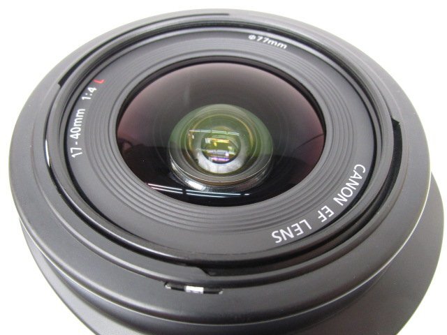 [即日発送]★美品★ Canon キャノン ULTRASONIC EF 17-40ｍｍ f/4L USM 広角ズームレンズ EF17-4040L ケース&フード付き 箱あり 371の画像4