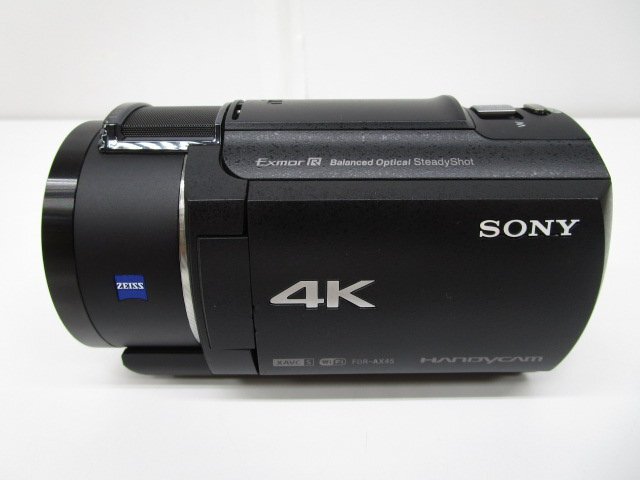 [即日発送]☆ジャンク☆ SONY ソニー FDR-AX45 4Kビデオカメラ 64GB 本体のみ 付属品なし ブラック 現状品 341の画像1