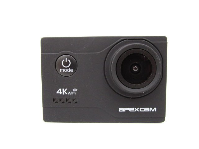 [即日発送]★通電OK★ apexcam M80 Air 4K アクションカメラ ウェアラブルカメラ 40M防水 Wi-Fi搭載 ブラック 付属品多数 331の画像2