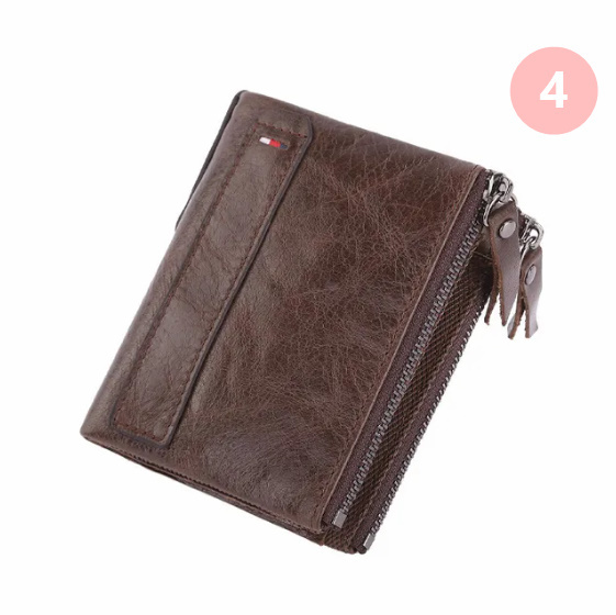 男性 メンズ 牛革 二つ折財布 財布 カードホルダー 高級ブランド 高品質_画像9