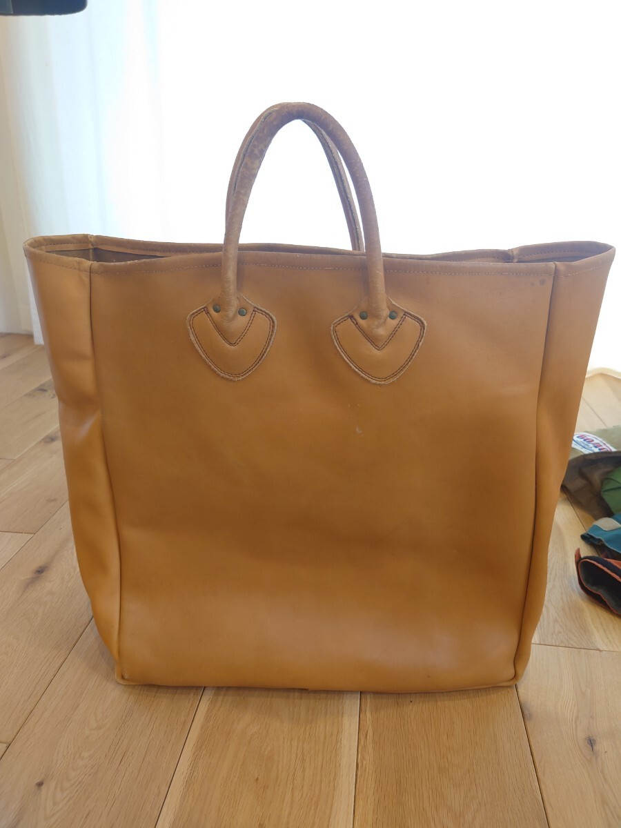 希少 レア 60s 70s L.L.BEAN Leather TOTE BAG Large エルエルビーン LLビーン レザー トートバッグ ラージサイズ ビンテージ 筆記体タグ_画像2