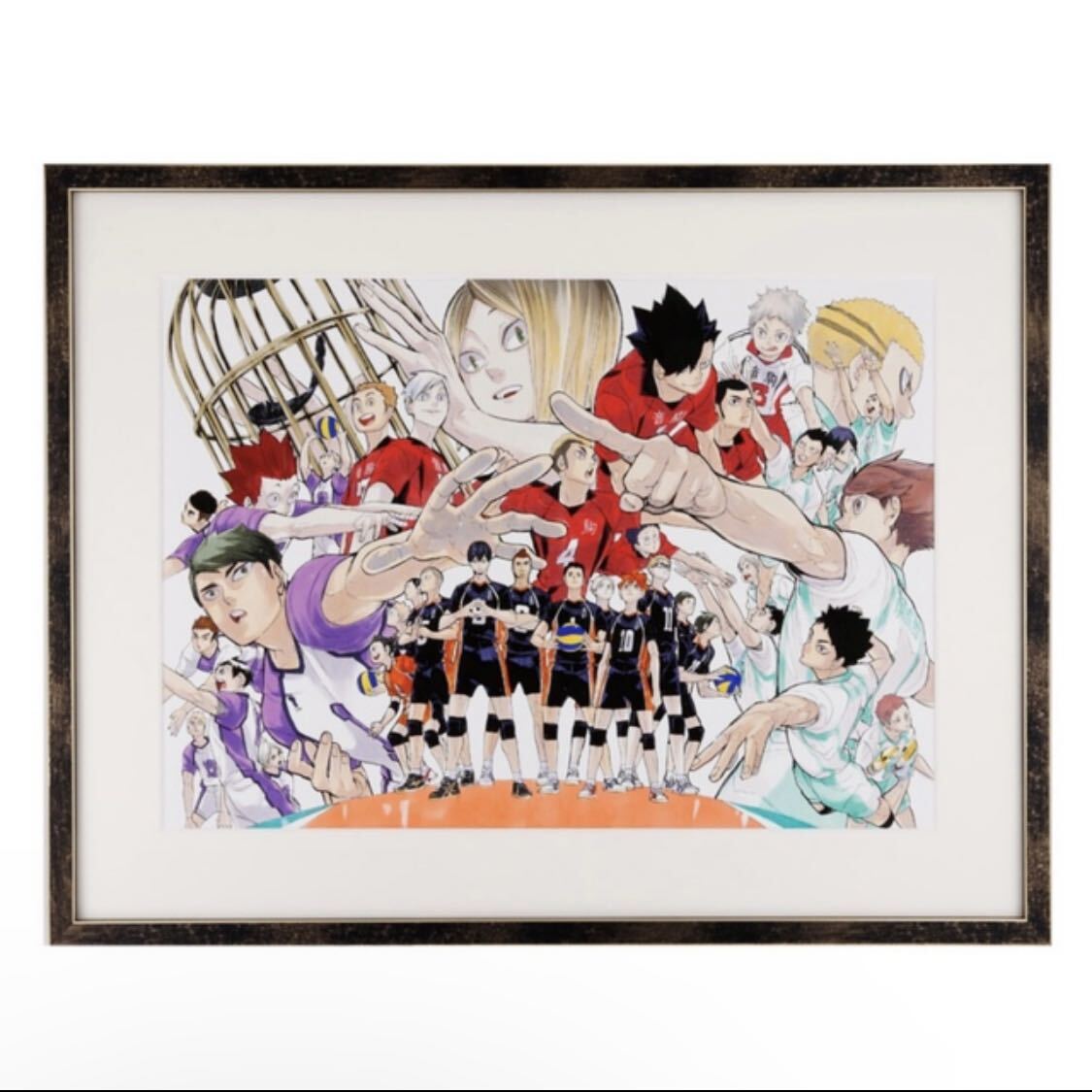 ★新品★『ハイキュー!!』複製原画 烏野vs.ライバルたち＜ハイキュー!!原画展＞ ★複製原画 ★受注品 ★額装高精細 ★ハイキュー展 FINAL