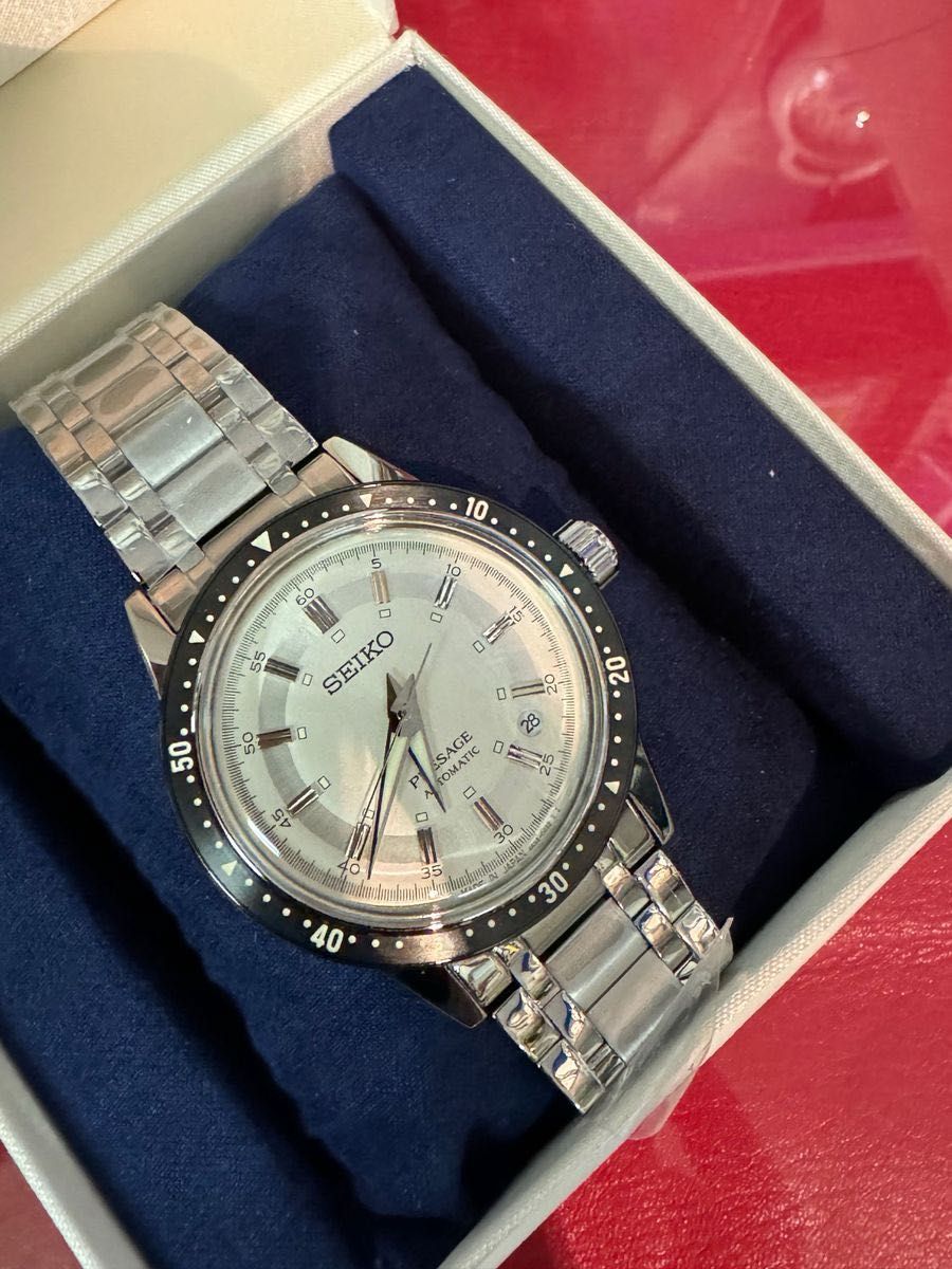 新品未使用　セイコー プレザージュ 自動巻き メカニカル クロノグラフ60周年記念限定 腕時計 メンズ SARY235  