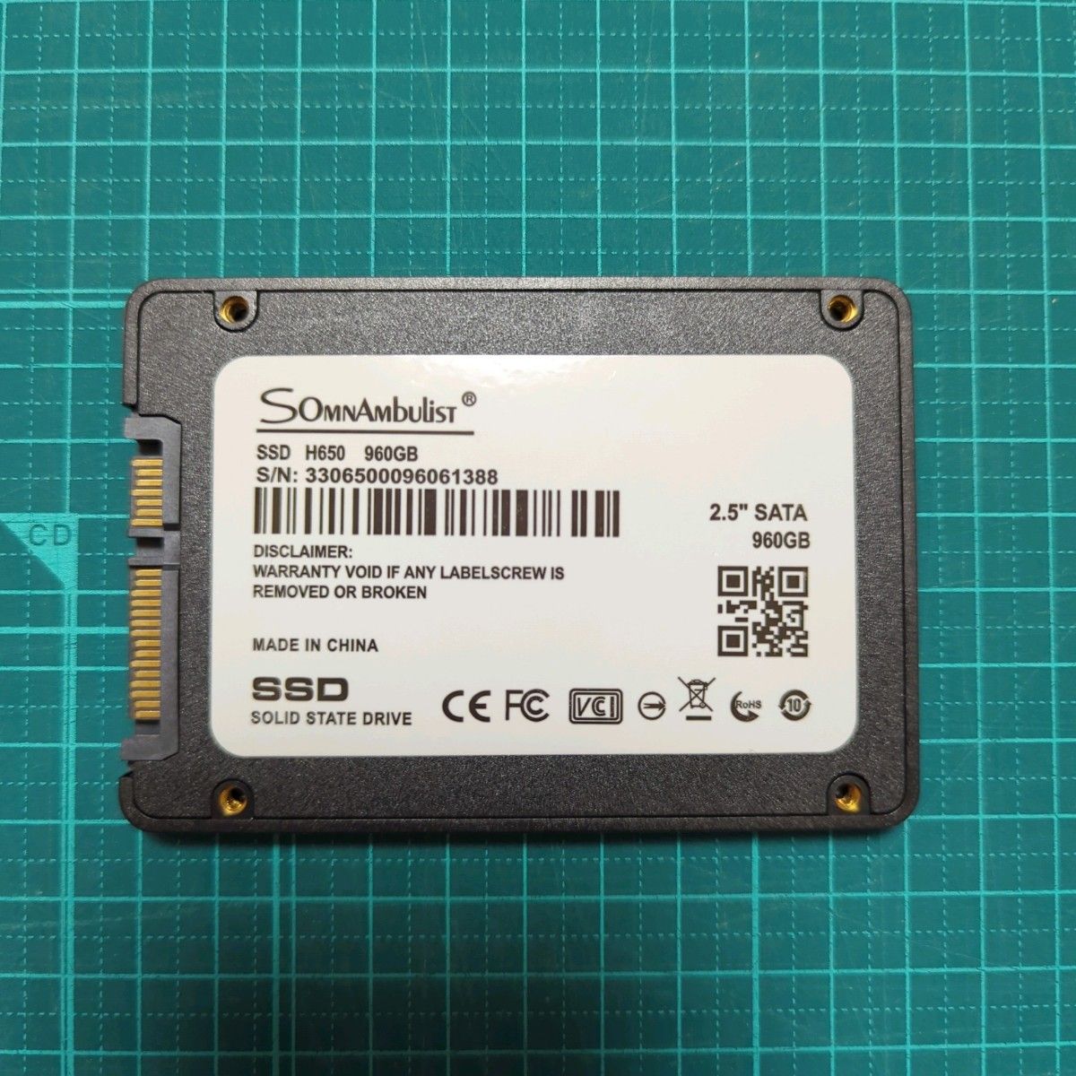 【新品未使用】SSD 960GB  SomnAmbulist その8（検索用：1TB）