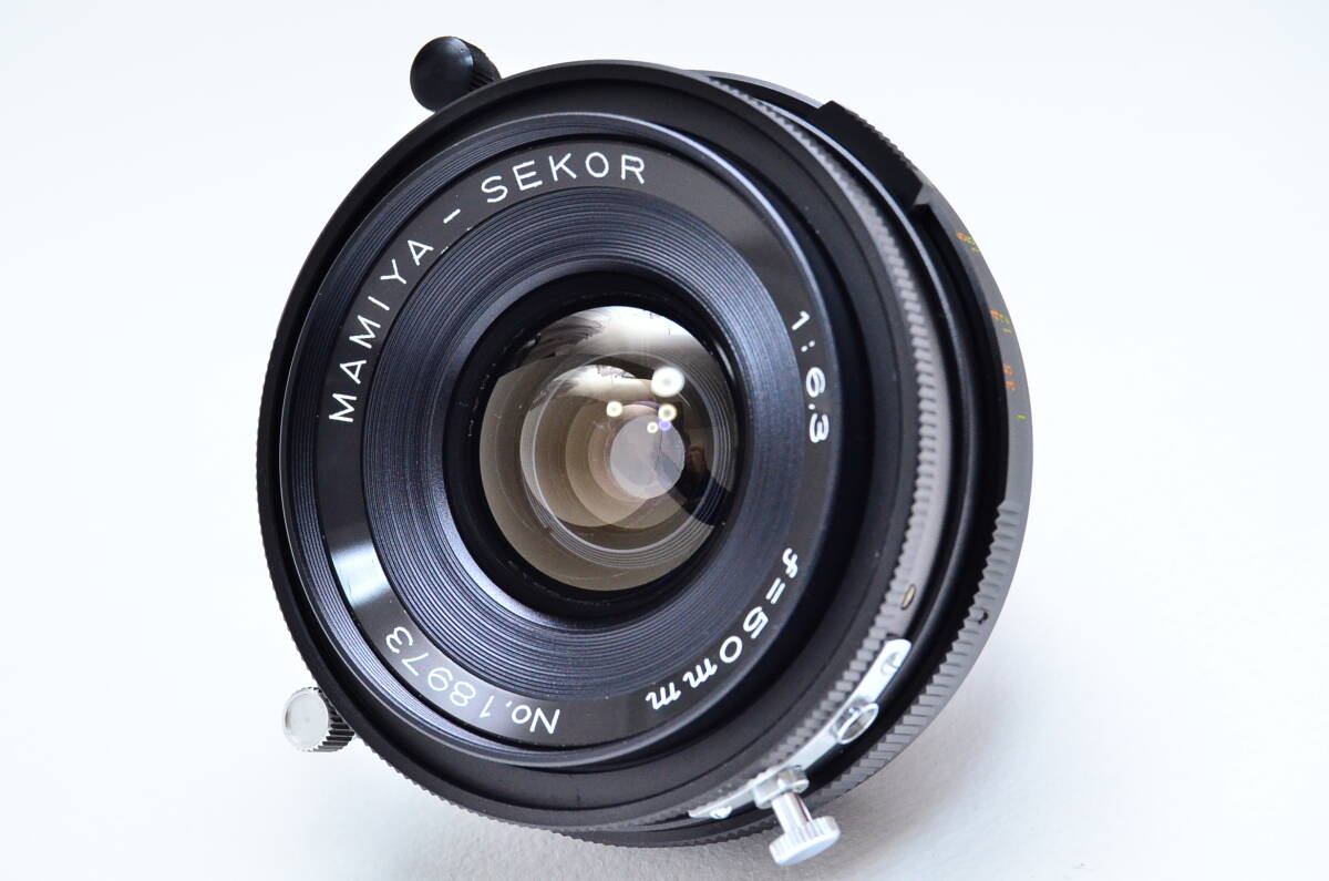 Mamiya SEKOR 50mm F6.3 ファインダー付_画像4