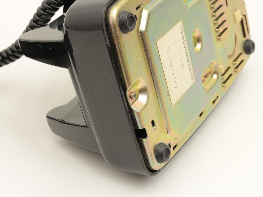 電話機　601-A2CL　黒電話　動作未確認　飾り　置物　インテリア　オブジェ　ダイヤル_画像3