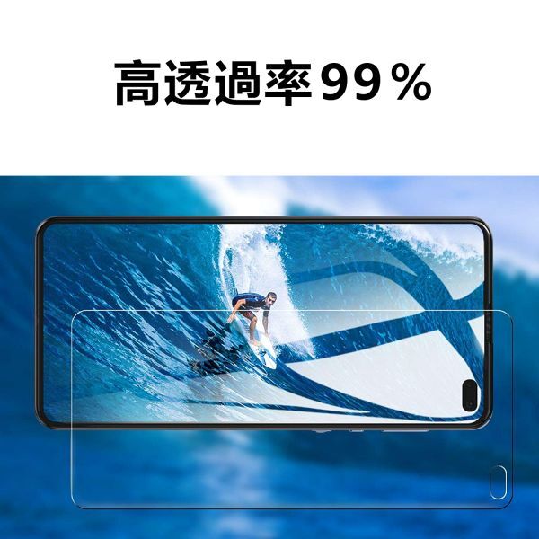 2枚組 AQUOS SENSE4 plus Rakuten SH-RM16 強化ガラスフィルム Aquossense4plus 4+ アクオスセンス4プラス 平面保護 破損保障あり_画像8