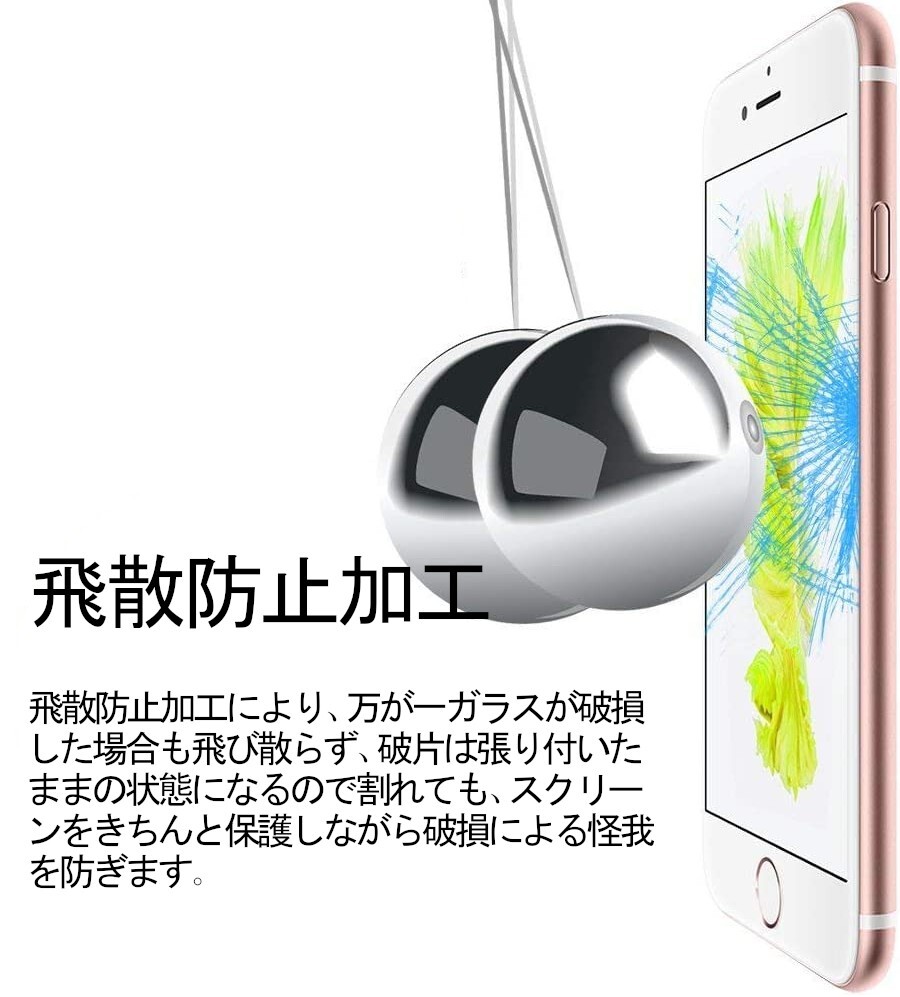 iPhone 8 ガラスフィルム ホワイト 即購入OK 平面保護 匿名配送 送料無料 アイフォンエイト 破損保障あり paypay