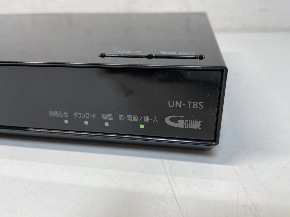 Panasonic パナソニック ブルーレイディスクレコーダー DMR-BRW1010 HDDレコーダーセット　UN-T8S DIGA ディーガ　B-CAS miniB-CASカード付_画像3