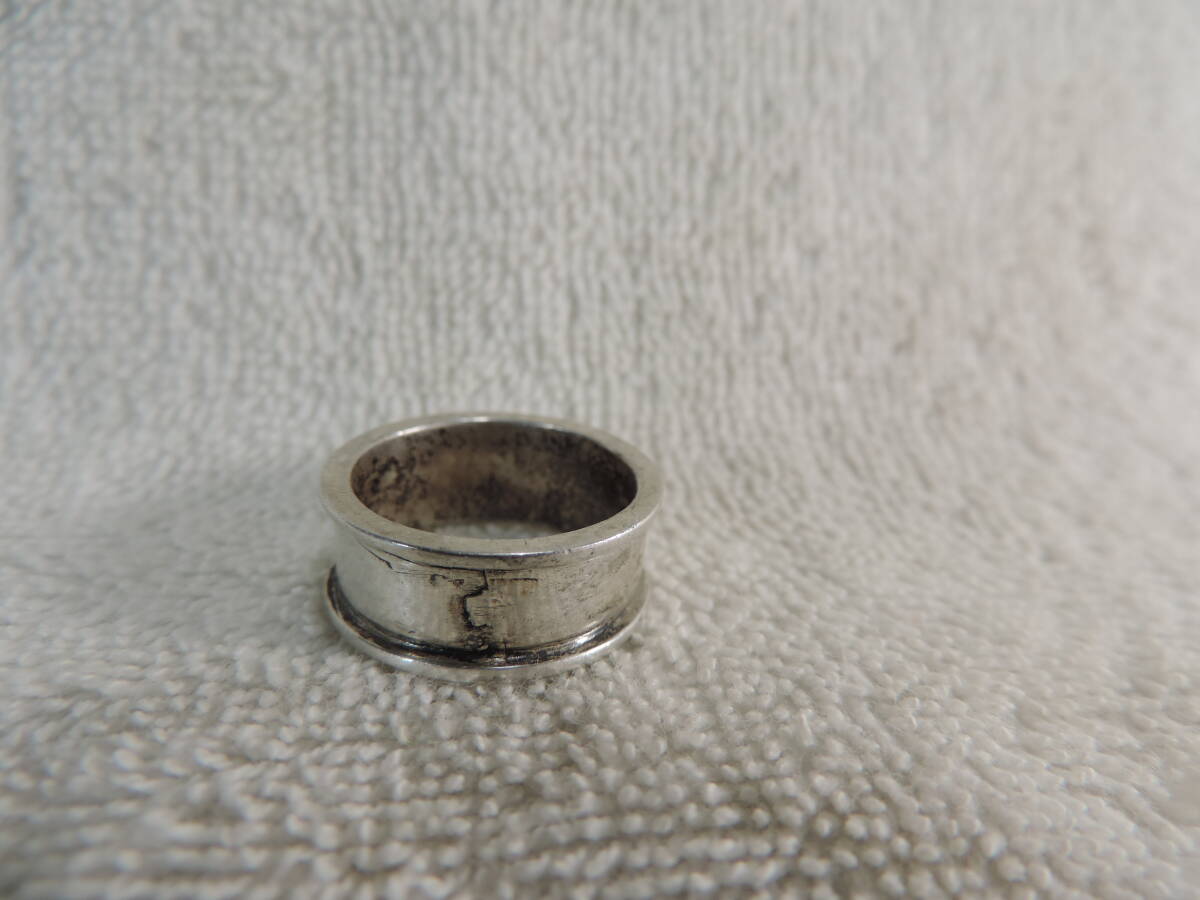  Vintage кольцо кольцо SV ( серебряный ) печать есть *13 номер *6.20g