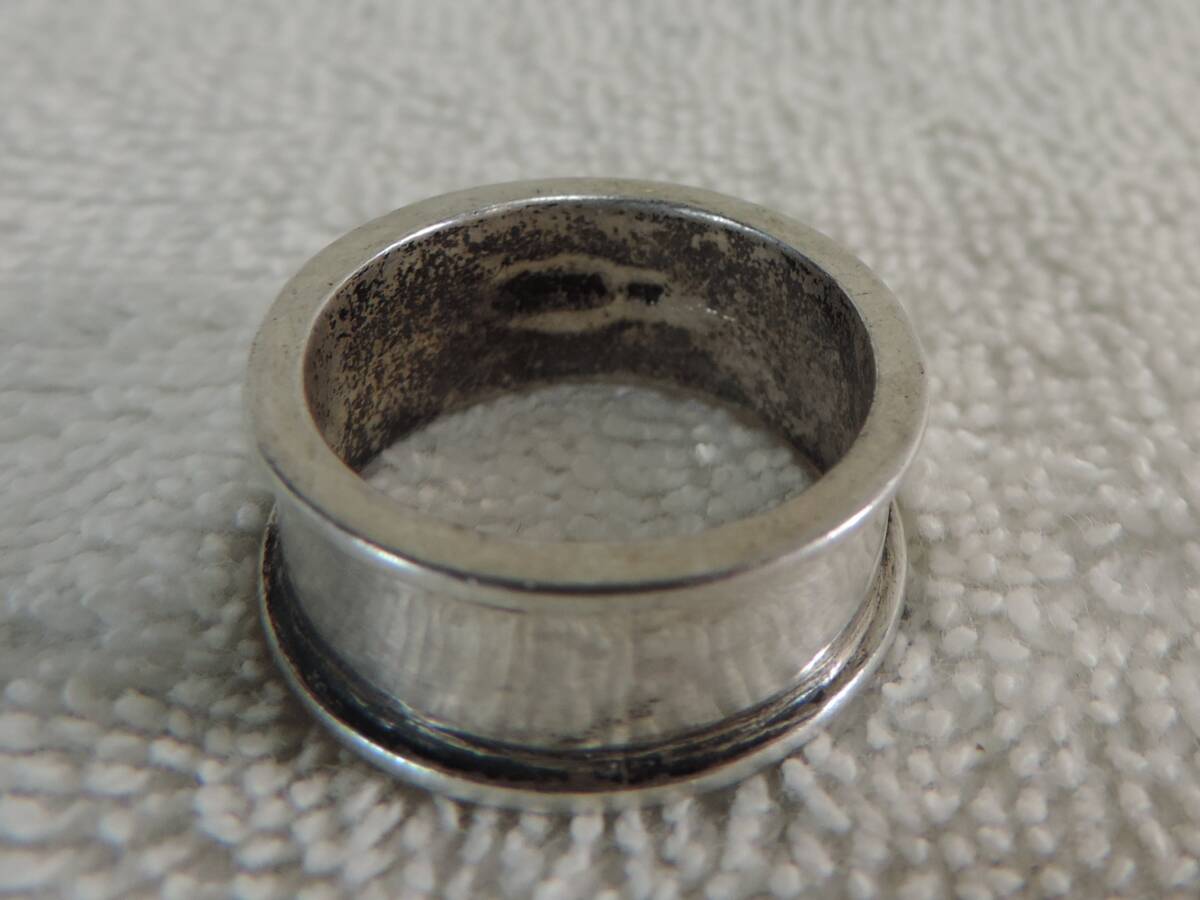  Vintage кольцо кольцо SV ( серебряный ) печать есть *13 номер *6.20g