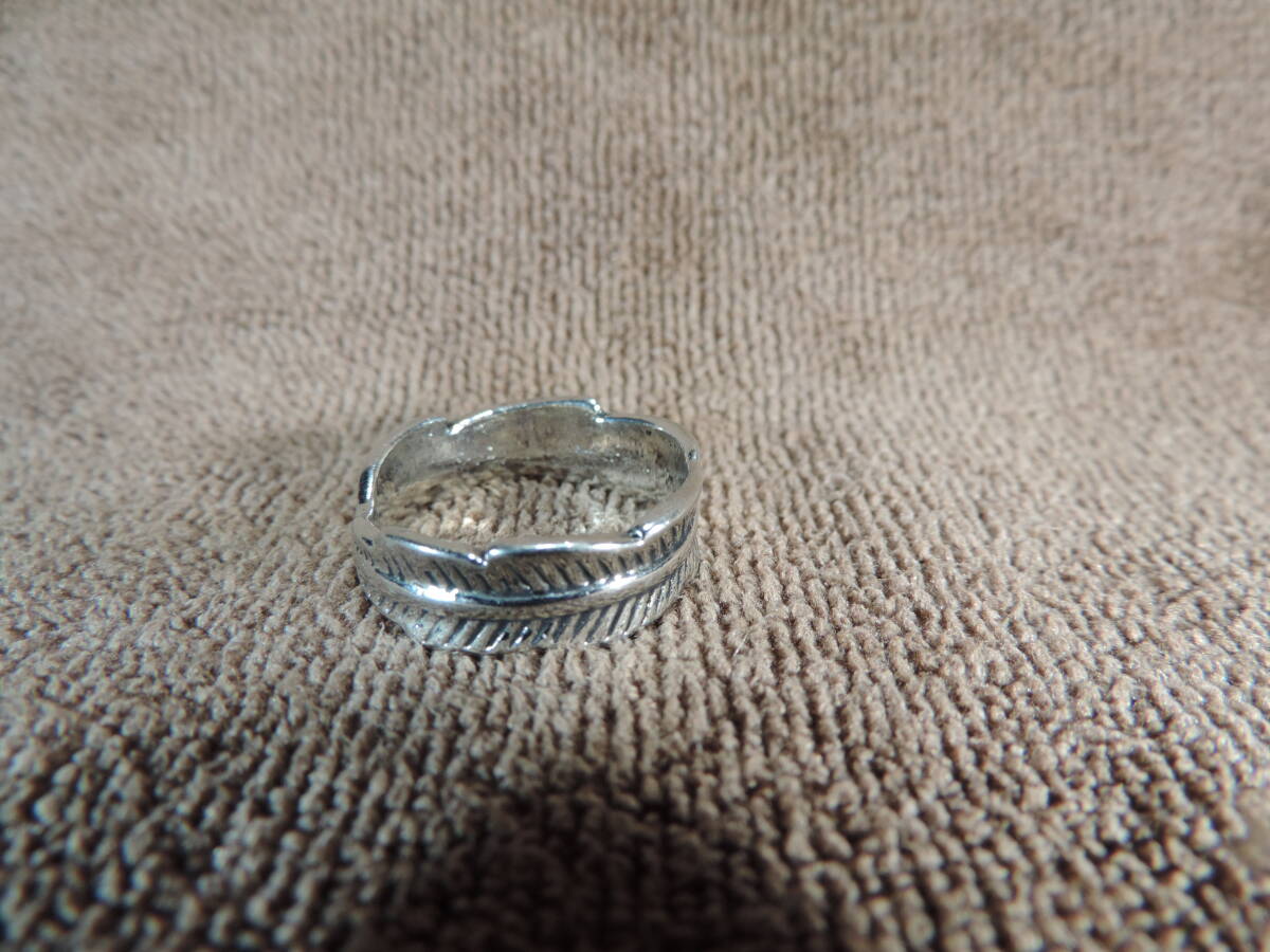  Vintage кольцо кольцо 925 ( серебряный ) печать есть * прекрасный товар *18 номер *5.70g
