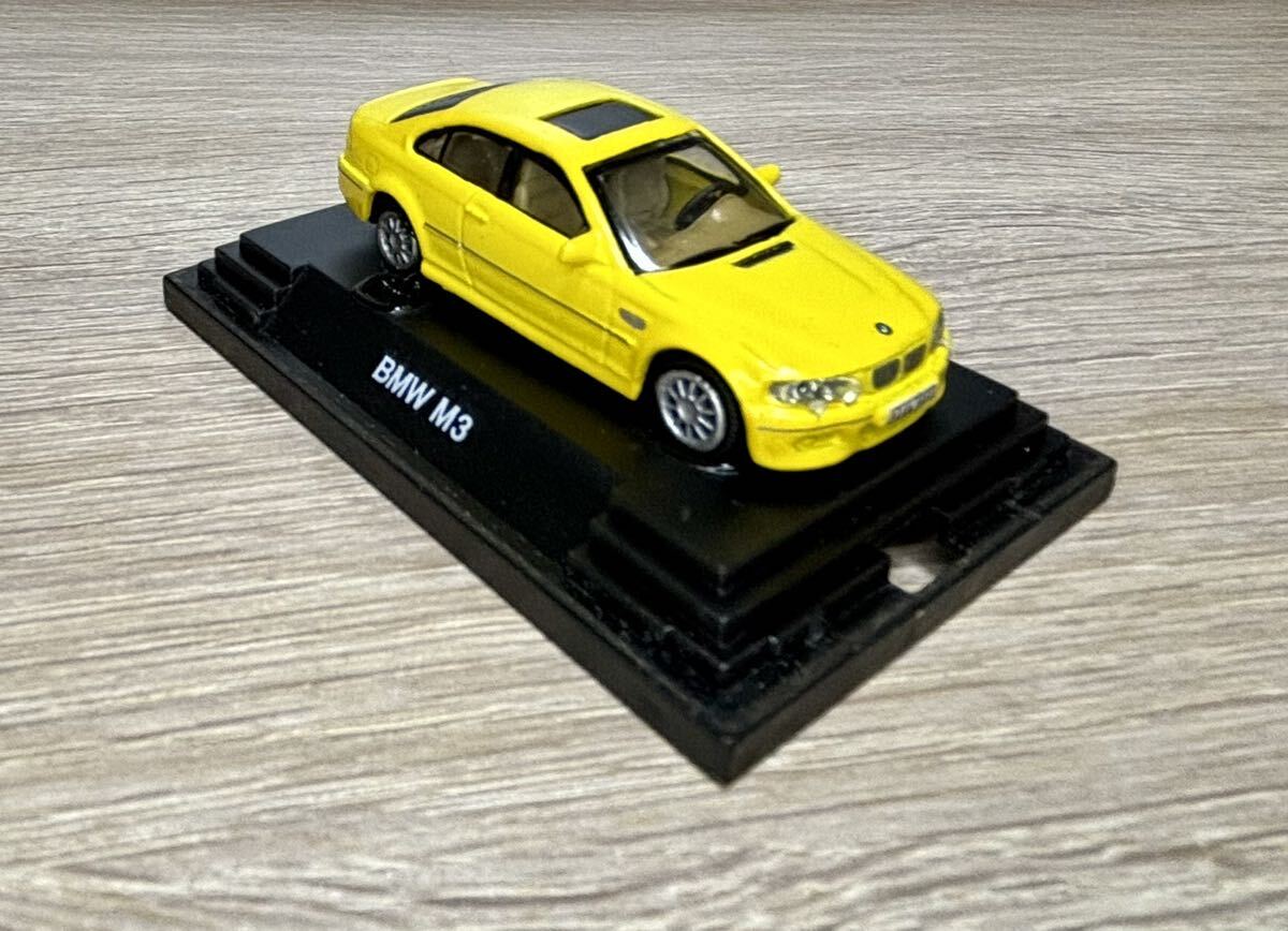 BMW M3 BL32 ミニカー クーペ 名車 コレクション ケース付 模型 イエロー 黄色 ケース割有_画像6