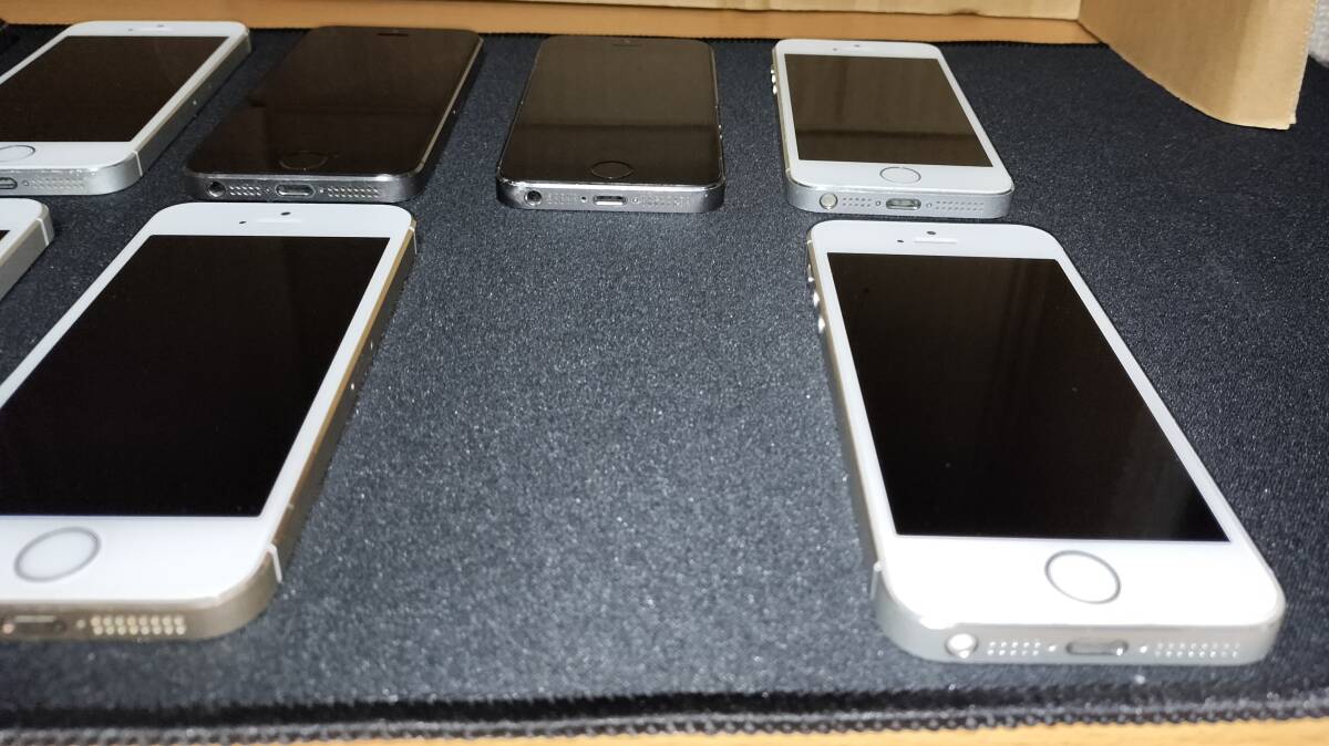 【ジャンク】【送料無料】iphone5s　9台セット　部品取りにご活用ください　アクティベーションロック解除済み　_画像6