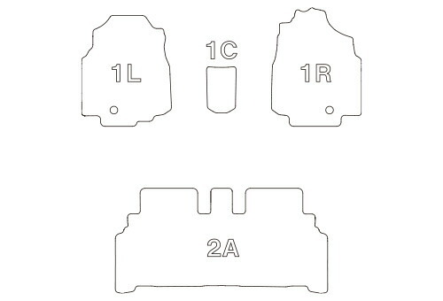 Clazzio クラッツィオ 立体マット ラバータイプ スペーシア 1台分セット MK94S R5/12～ 4人乗 全車共通_画像2