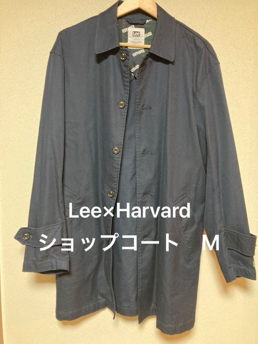 【美品】Lee×Harvard ショップコート　Mサイズ　ネイビー