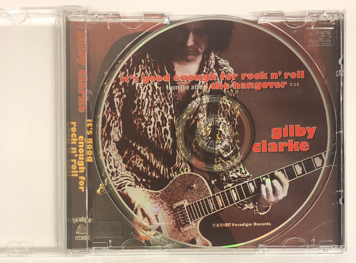 ◎PR/GILBY CLARKE (EX-GUNS N' ROSES) ギルビー・クラーク/ It's Good Enough For Rock N' Roll/ US盤 PROMO ONLY CD, PME P19-2 (CD-085)_画像2