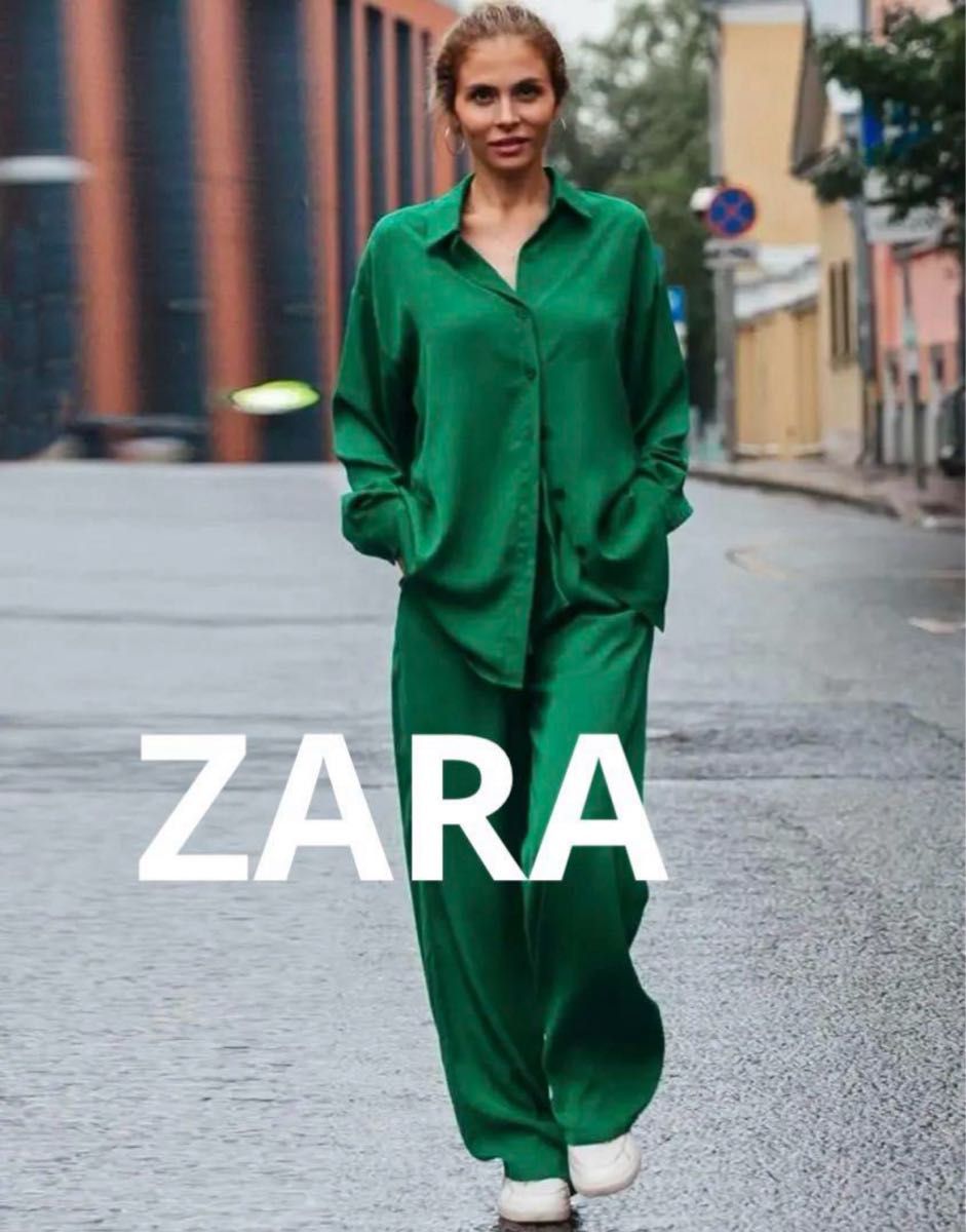 Zara グリーンセットアップ おしゃれZara セットアップ グリーン Zara グリーンセットアップ おしゃれZara セットアップ グリーン