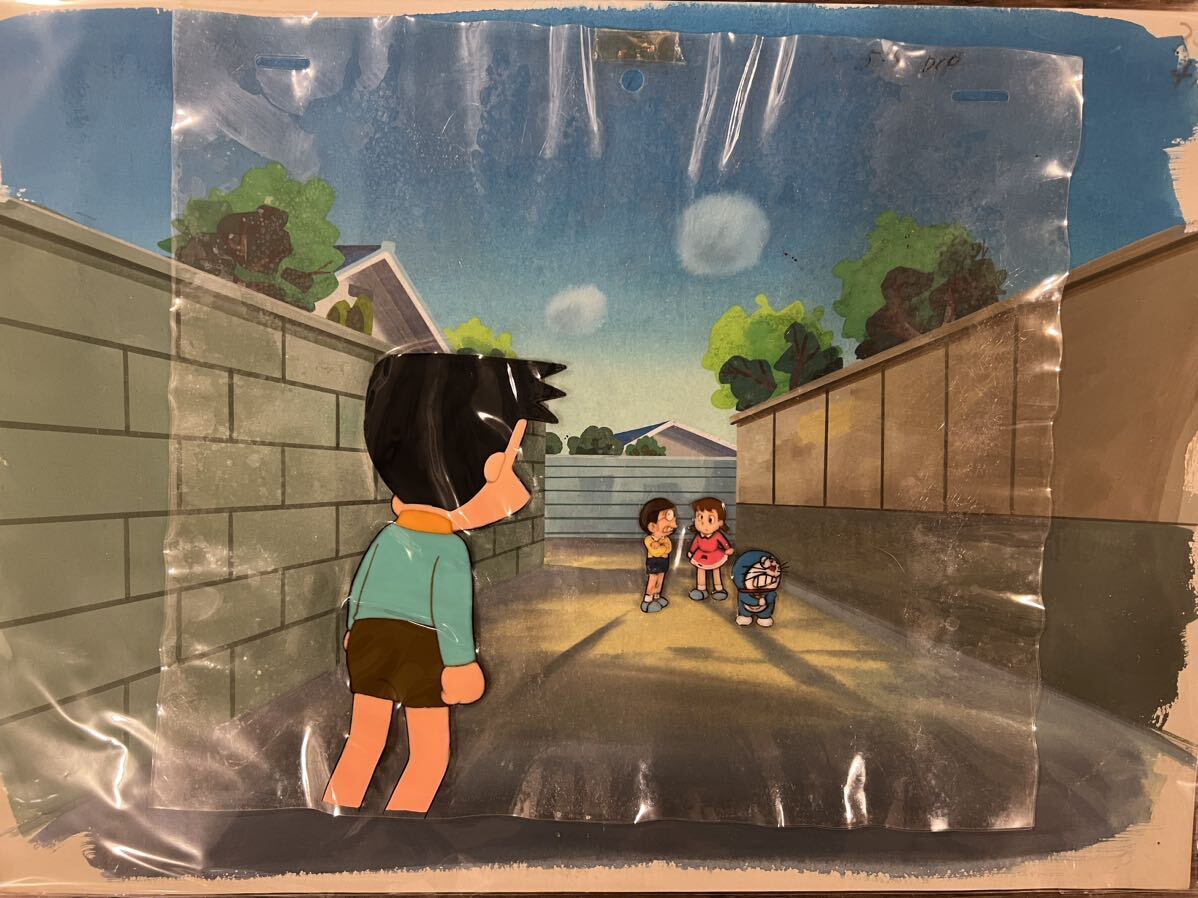 Yahoo!オークション - 昭和時代のドラえもん オリジナル背景付セル画 Yahoo!オークション - 昭和時代のドラえもん オリジナル背景付セル画