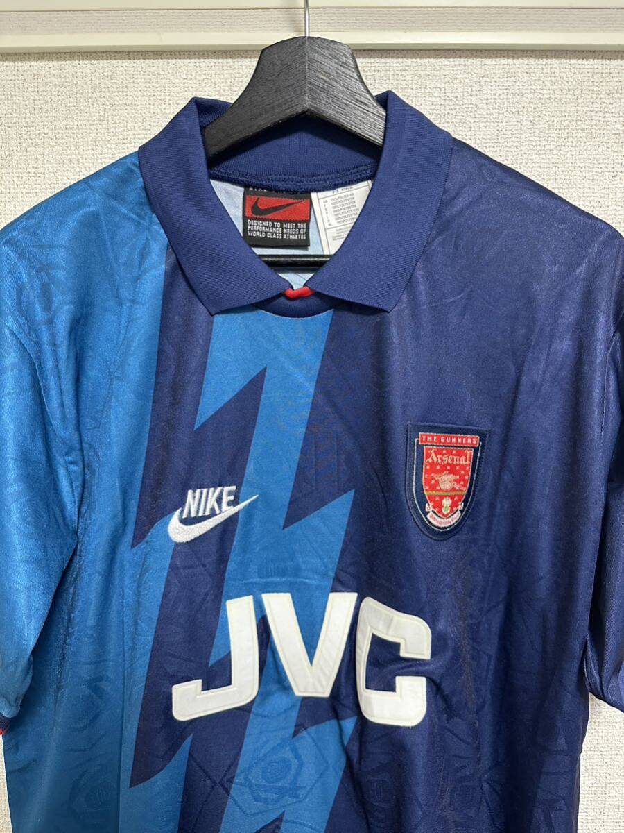 1995 アーセナルFC (A) ユニフォーム ベルカンプ_画像2