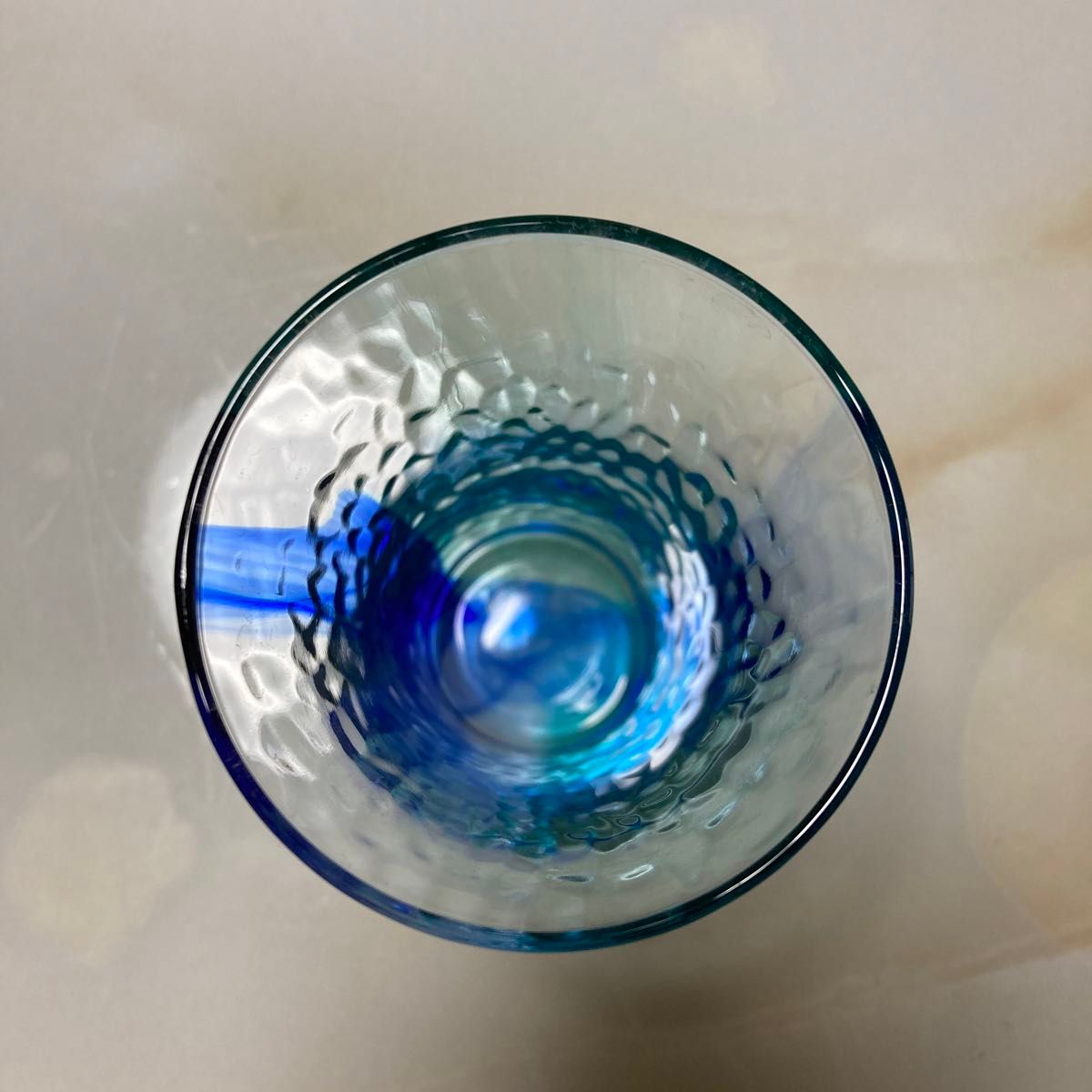グラス コップ 酒器 ブルー 青 8客セット