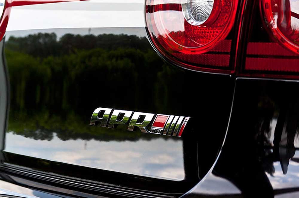 APRエンブレム ステッカー APRステージ アウディ VW ゴルフ ジェッタ パサート A1 A3 A4 A6 Q2 Q3 Q5 黒_画像3