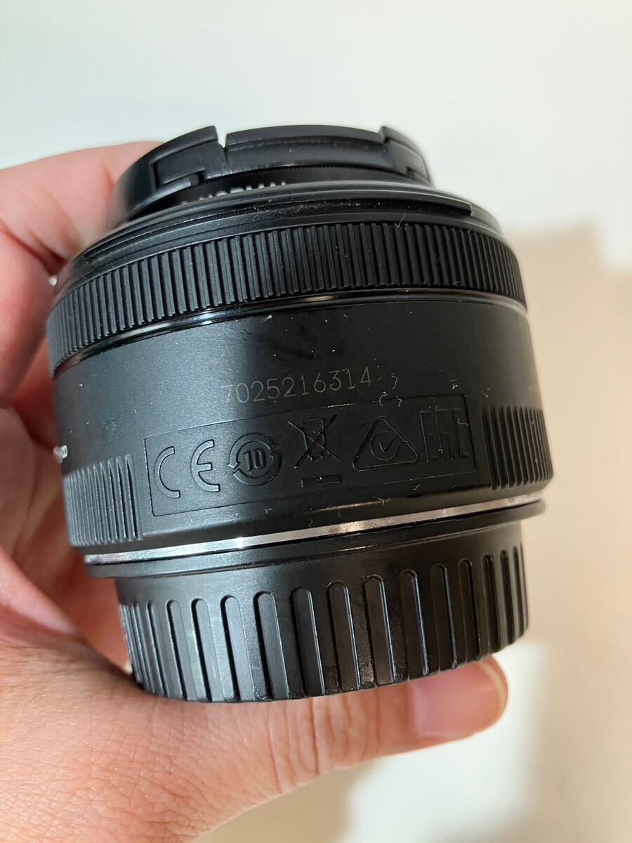 【#sk】Canon EF レンズ 50mm 7025216314 ブラック_画像3
