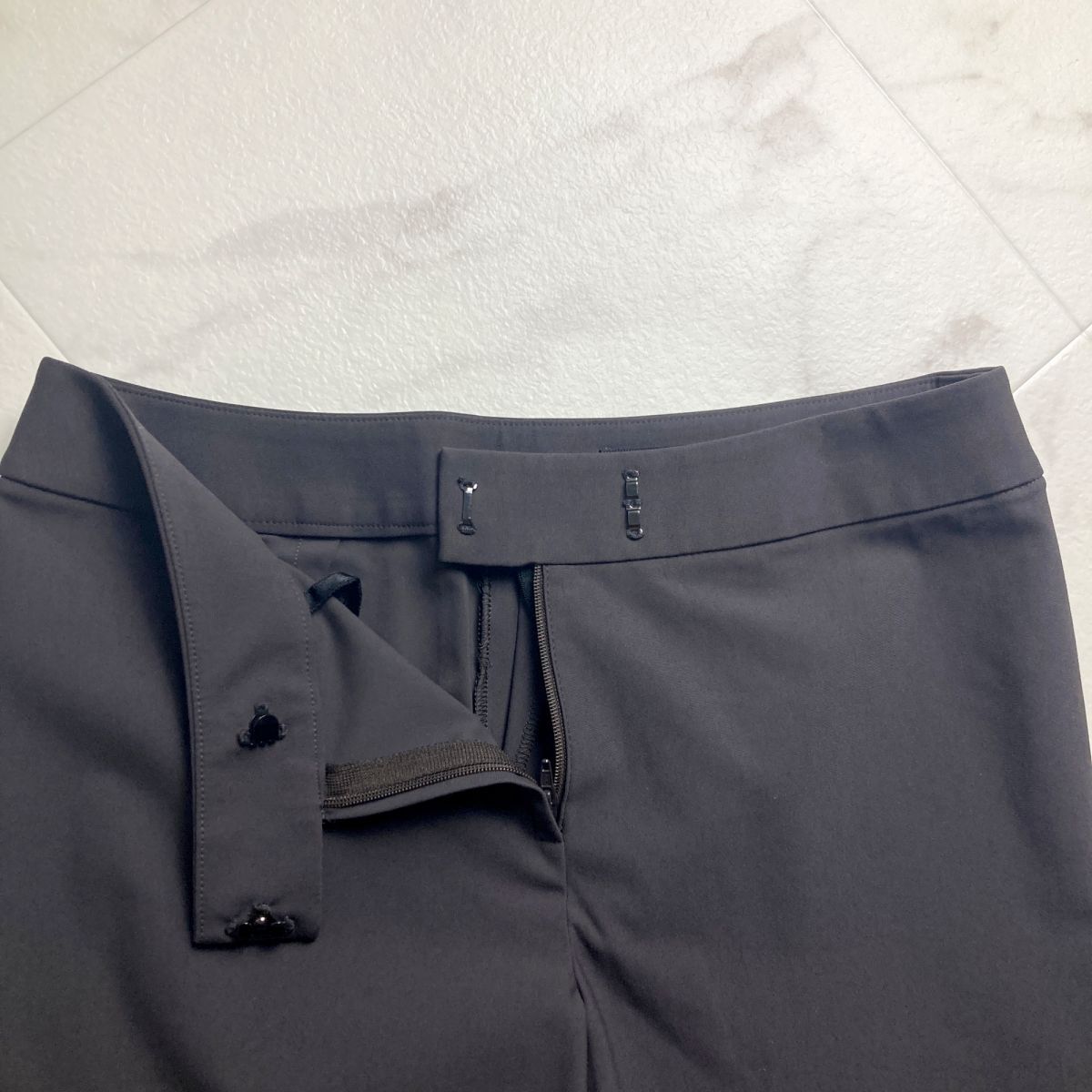  beautiful goods Leilian Leilian strut pants slacks bottoms lady's gray ju size 7*MC1239