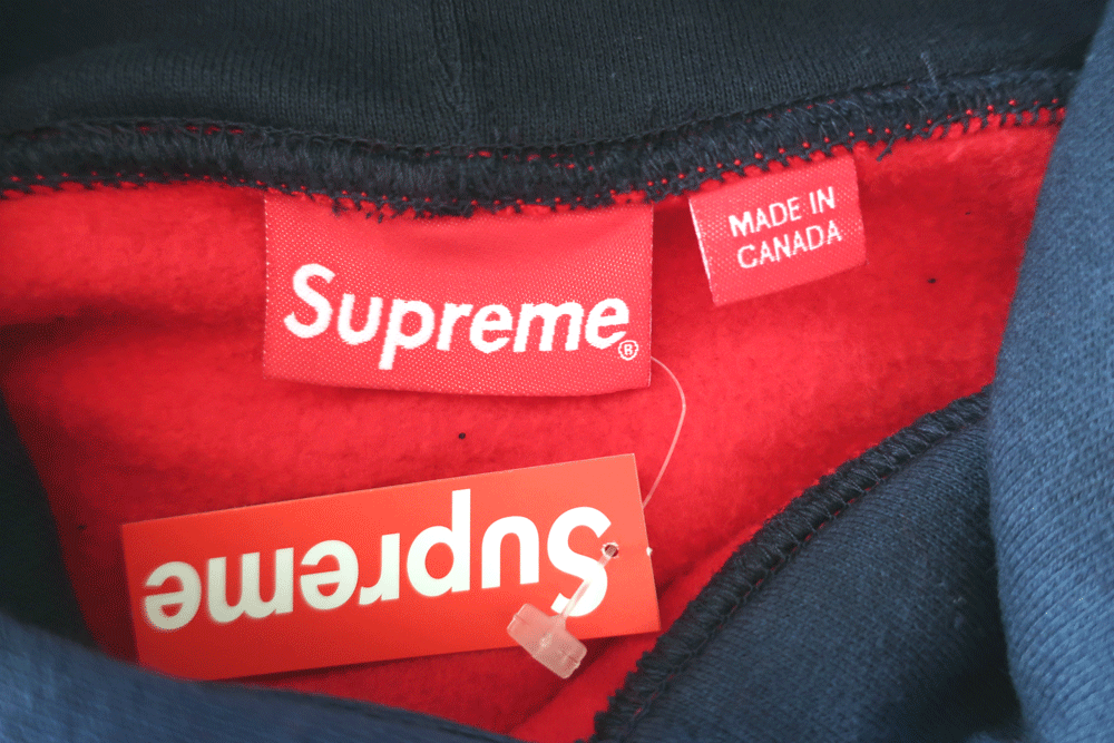 M размер!Supreme S Logo Colorblocked Hooded Sweatshirt Supreme цвет блок спортивная фуфайка Red красный 