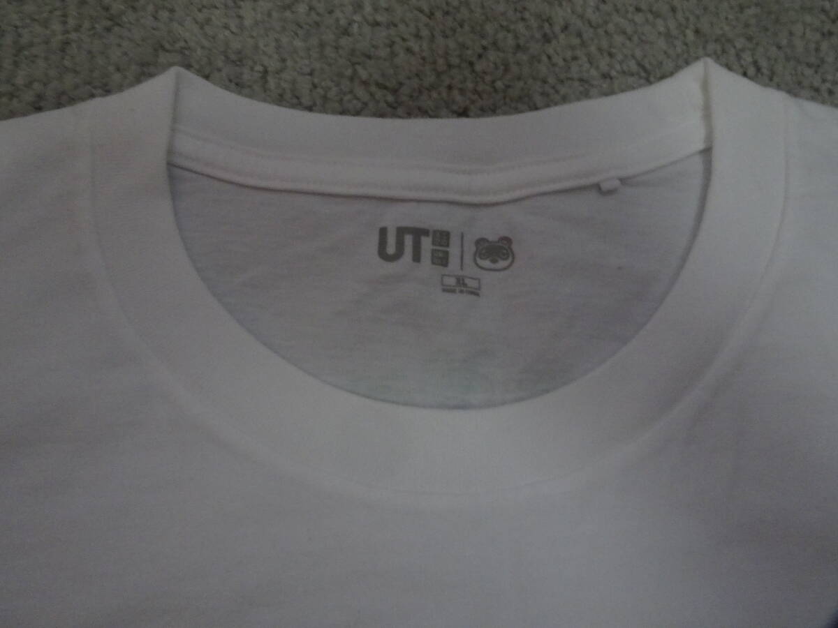 未使用 ユニクロ あつまれどうぶつの森 UTコラボ XLサイズ Tシャツ 白_画像3