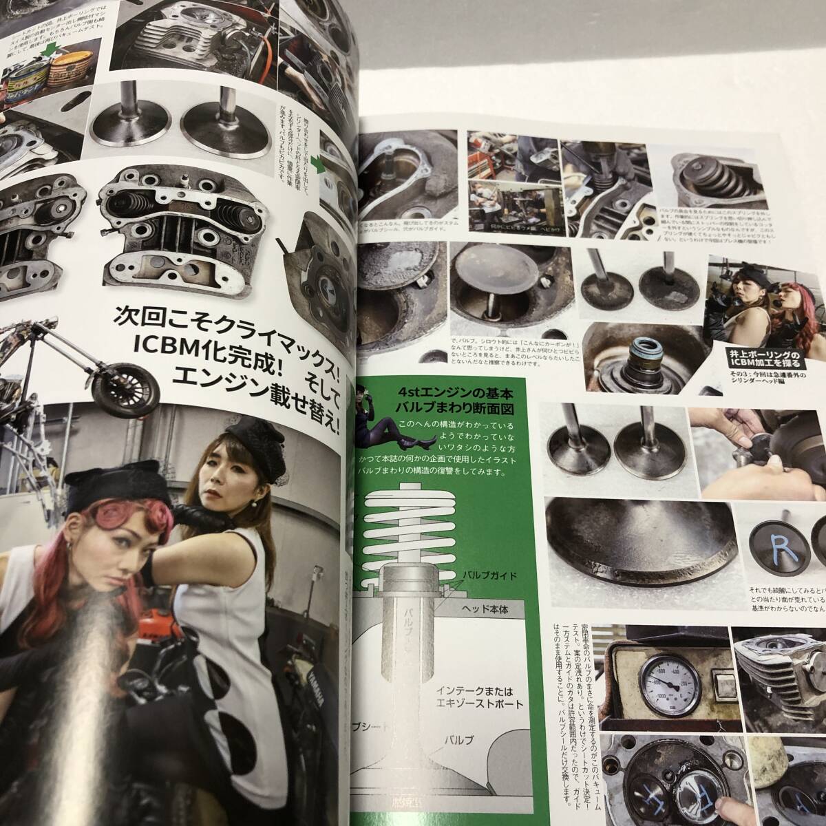 VIBES バイブス HARLEY−DAVIDSON CUSTOM ハーレーダビットソン カスタム バイカー 雑誌 2021年 8月 vol. 334★モデル：近衛りこ_画像9