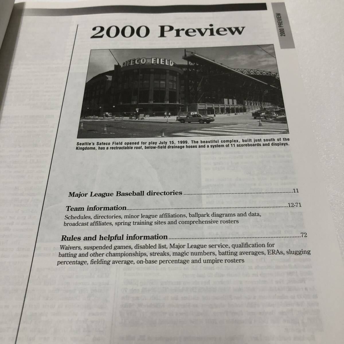 Official Major League Baseball Fact Book 2000★オフィシャル メジャーリーグ ベースボール ファクトブック 2000_画像3