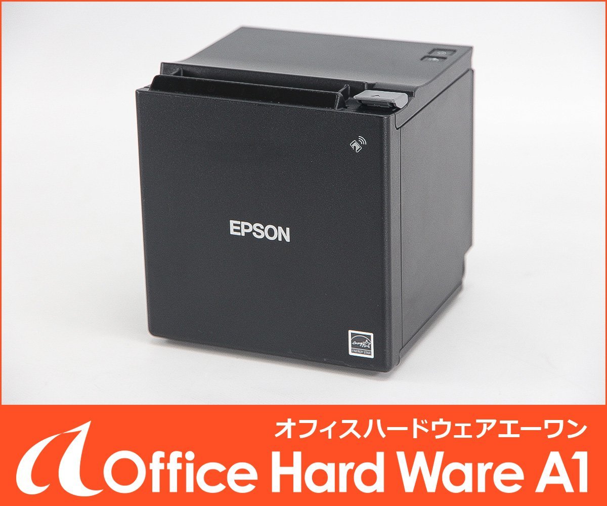 EPSON レシートプリンタ TM-m30 ブラック M335B Bluetooth対応機種 使用距離0.22km【業務用/店舗用/レジ/中古】 #UTの画像1