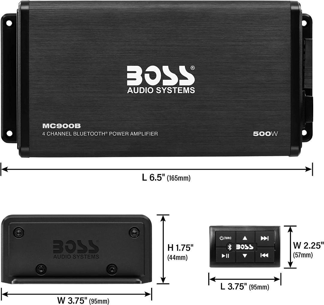 ☆新品・迅速発送☆ BOSS 防水マリンオーディオ Bluetooth アンプ MC900B 500Wの画像4