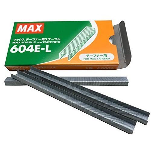 (4800本入) MAX テープナー用 ステープル 604E-L 1箱 マックス HT-R適応 (メール便)_画像1