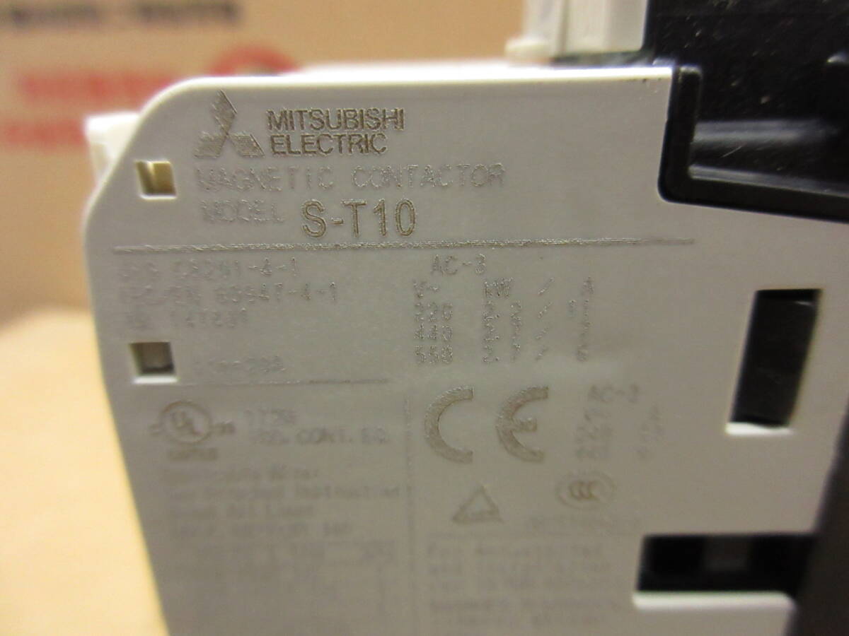 NS021306　未使用　三菱電機　電磁接触器/電磁開閉器　MS0-T10　200V　2.2kw_画像4