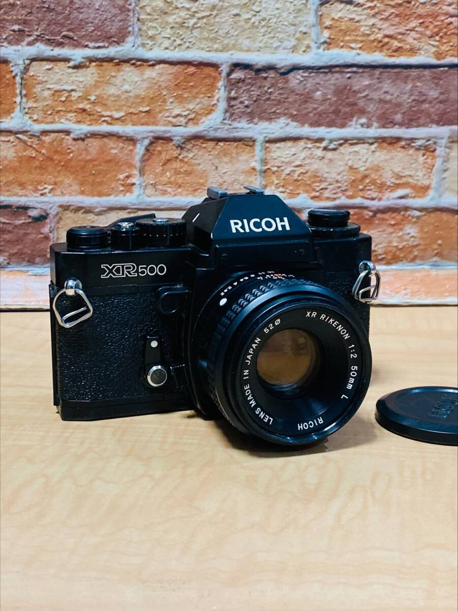 RICOH XR500 ボディ& XR RIKENON 1：2 50mm L 中古保管品 最低落札設定無し_画像2