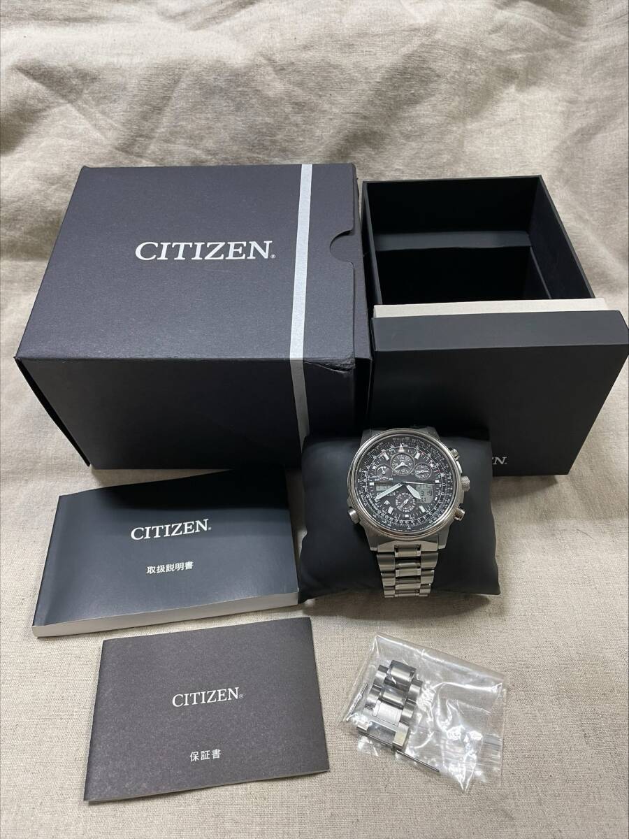CITIZEN　U680-T016677　プロマスター　腕時計　チタン　電波ソーラー/　中古/美品