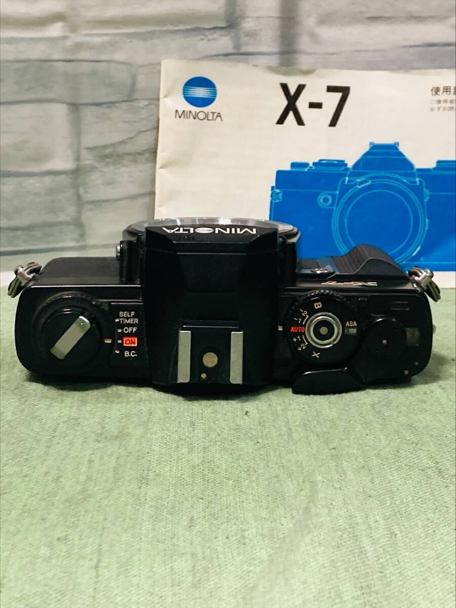 MINOLTA X-7 / OSAWA MC 1： 3.5-4.5 28-80mm MACRO / MINOLTA AUTO 200X 中古保管品 最低落札設定無しの画像6