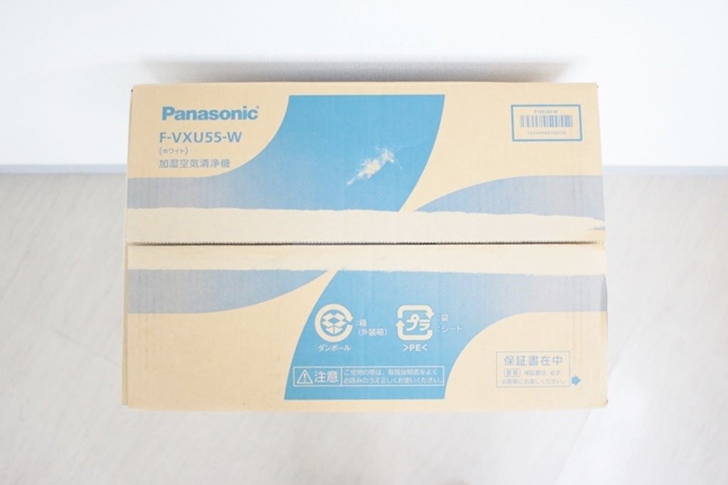 ◎ 未使用 Panasonic パナソニック 加湿空気清浄機 F-VXU55-W ホワイト nanoe ECONAVI 家電製品_画像5