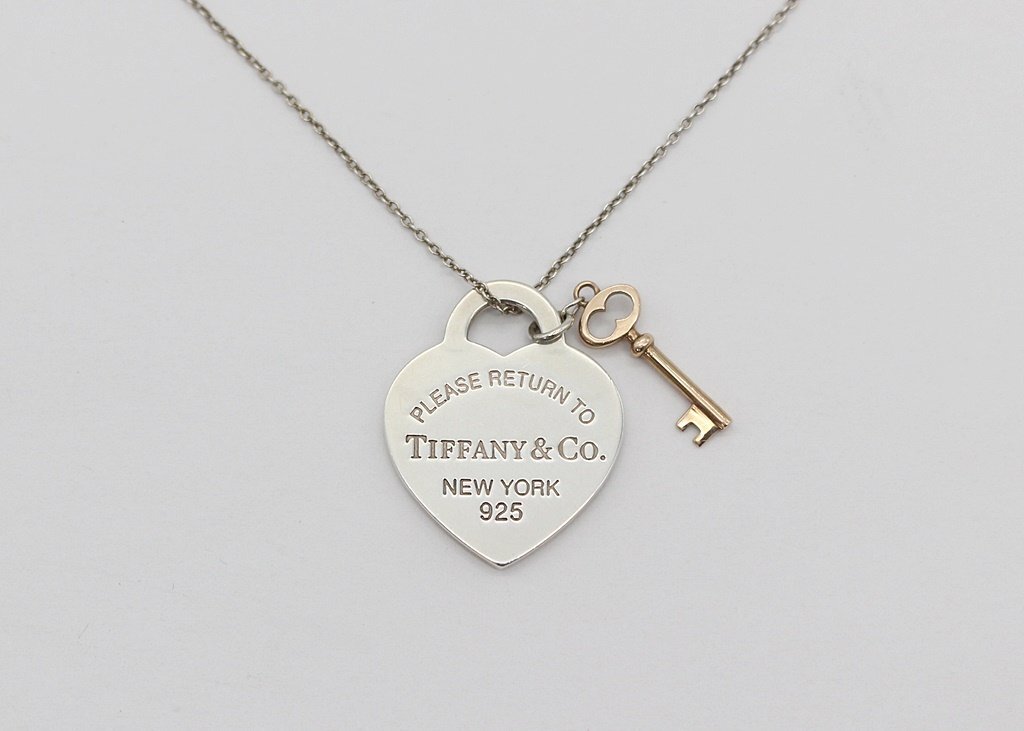 【1円】ティファニー リターントゥ ハートタグ キー ネックレス Ag925 シルバー ペンダント TIFFANY&Co. z24-784 中古品 z_j_画像1