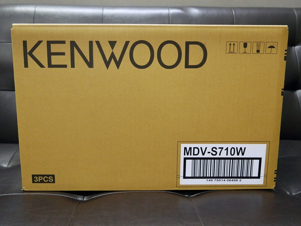 ★1スタ！【未使用品/3台セット】Kenwood(ケンウッド) 7V型モデル 彩速 200mmワイドモデル TYPE-S MDV-S710W カーナビ m5-35596 m_e_画像1