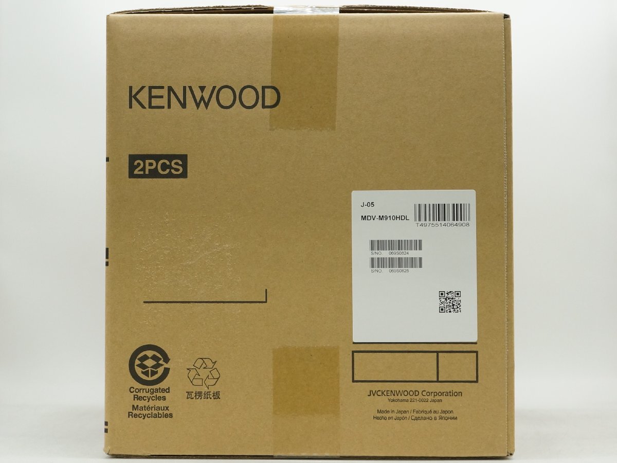 ★1スタ！【未使用品/2台セット】Kenwood ケンウッド MDV-M910HDL 9V型 彩速 カーナビ Mシリーズ 大画面モデル m5-35633 m_e_画像2