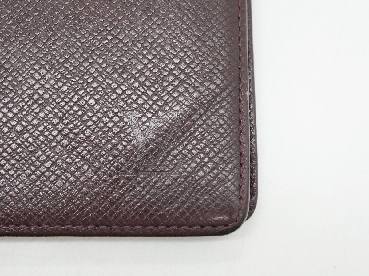 ★１スタ！【中古品】LUIS VUITTON ルイ ヴィトン タイガライン レザー 札入れ フランス m5-31657 m_b_画像6