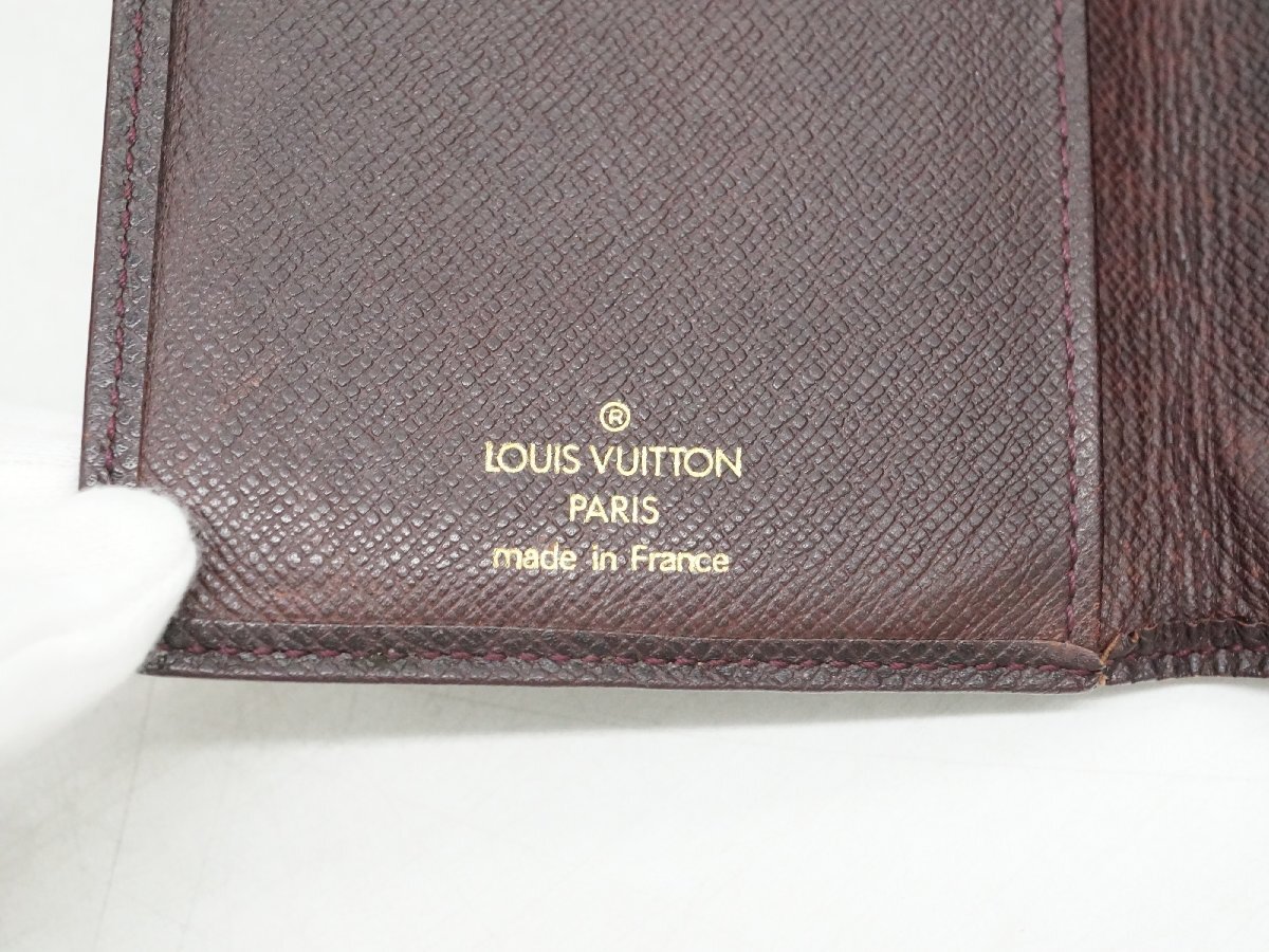 ★１スタ！【中古品】LUIS VUITTON ルイ ヴィトン タイガライン レザー 札入れ フランス m5-31657 m_b_画像5