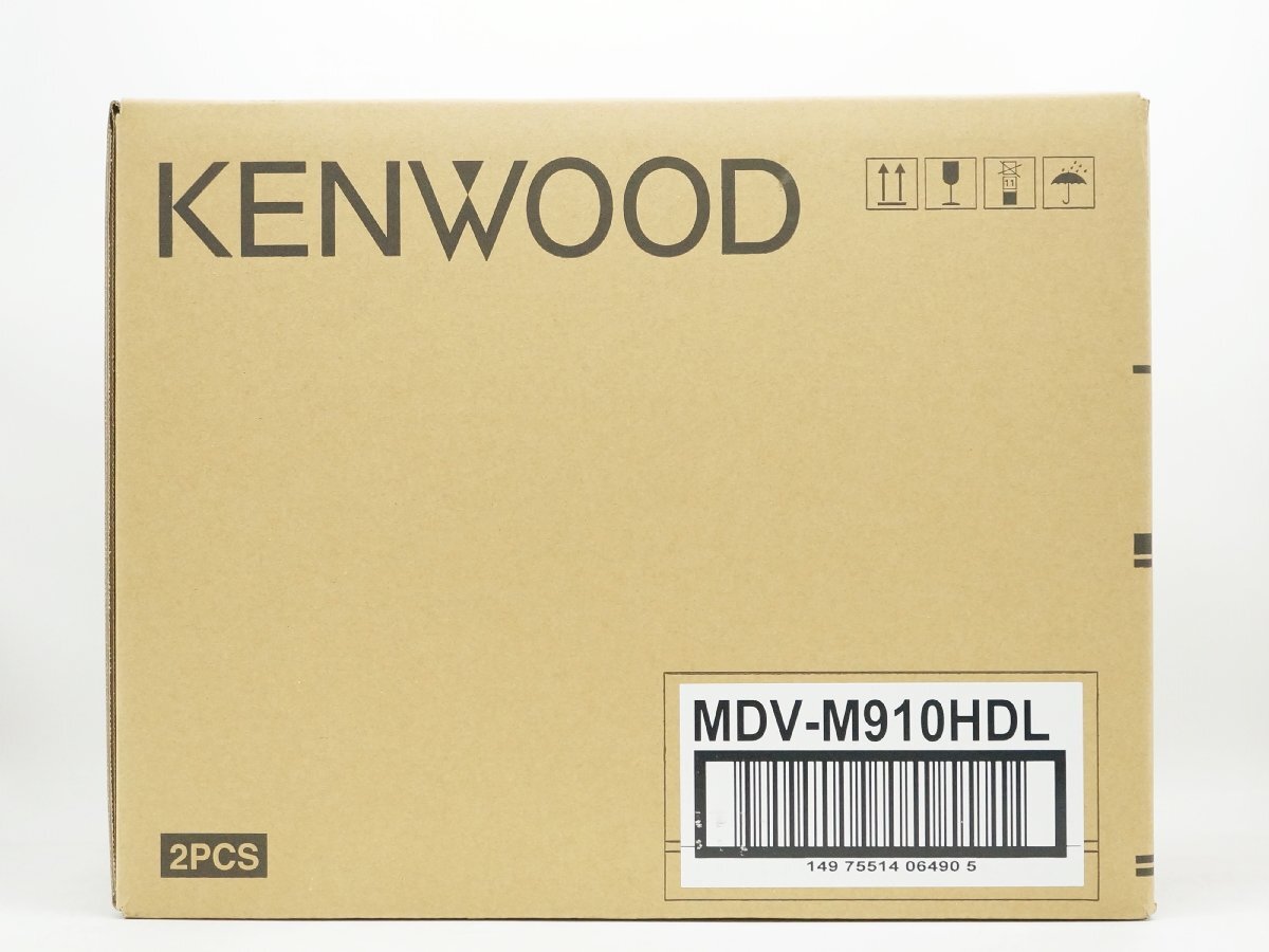 ★1スタ！【未使用品/2台セット】Kenwood ケンウッド MDV-M910HDL 9V型 彩速 カーナビ Mシリーズ 大画面モデル m5-35830 m_eの画像1